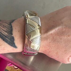 Chic Two-Tone Women's Bracelet